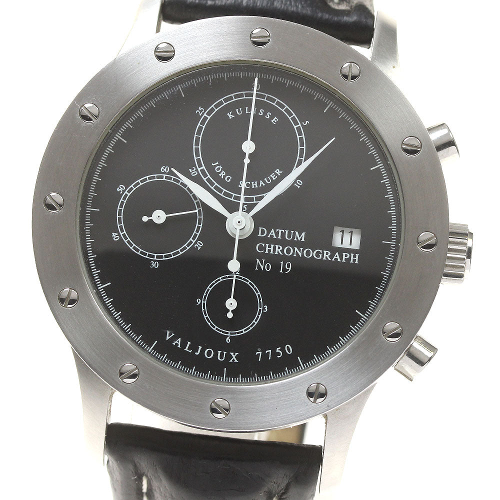 JORG SCHAUER Edition 8 Chronograph black Dial Automatic Men's Watch_826045