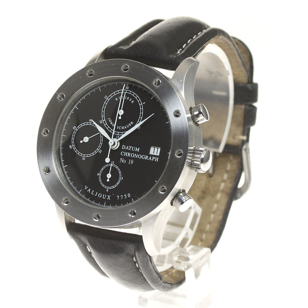 JORG SCHAUER Edition 8 Chronograph black Dial Automatic Men's Watch_826045