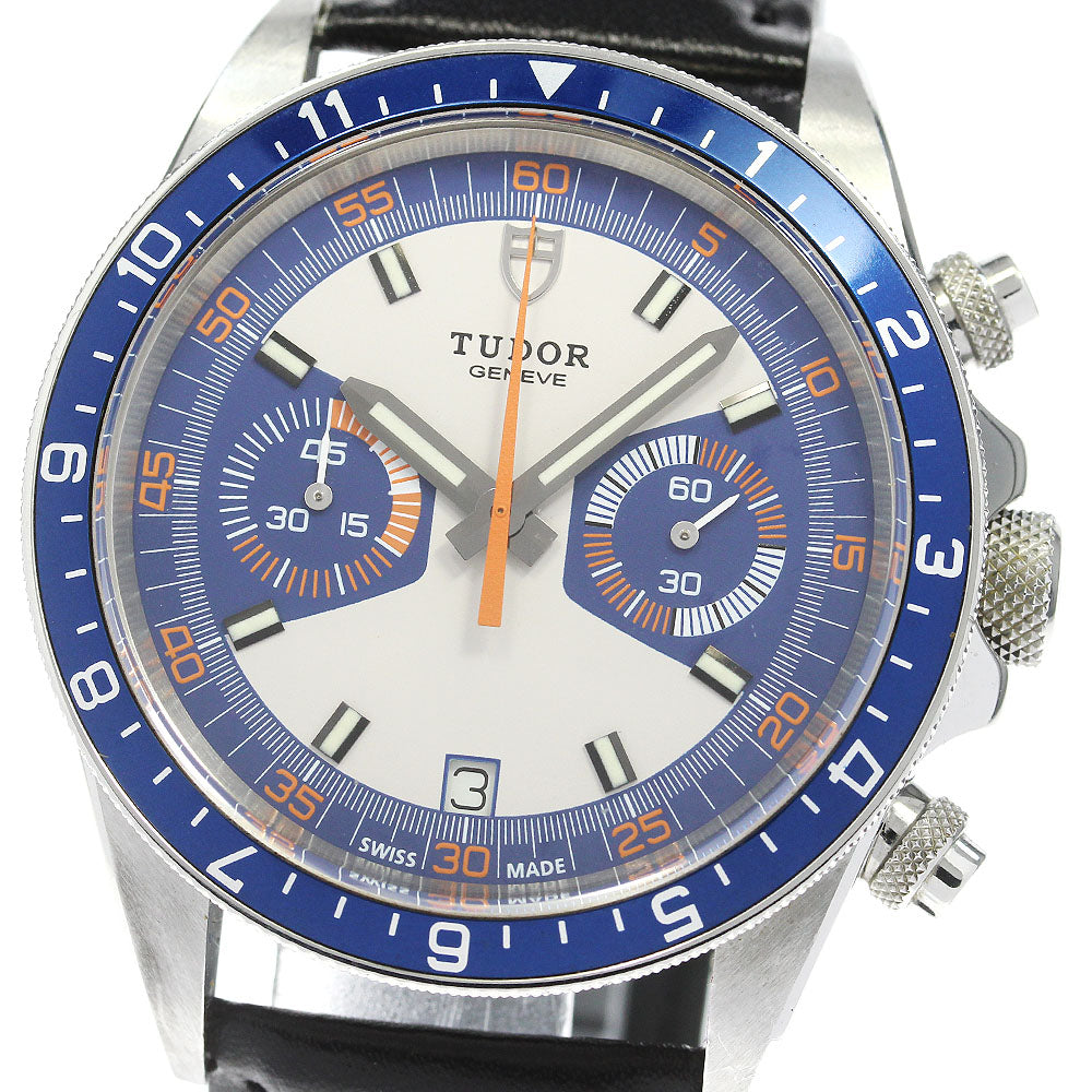 TUDOR Heritage Chrono 70330 Blue Gray Dial Automatic Men's Watch_826055
