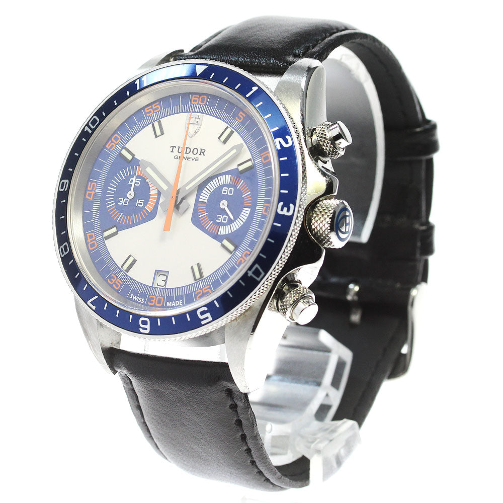 TUDOR Heritage Chrono 70330 Blue Gray Dial Automatic Men's Watch_826055