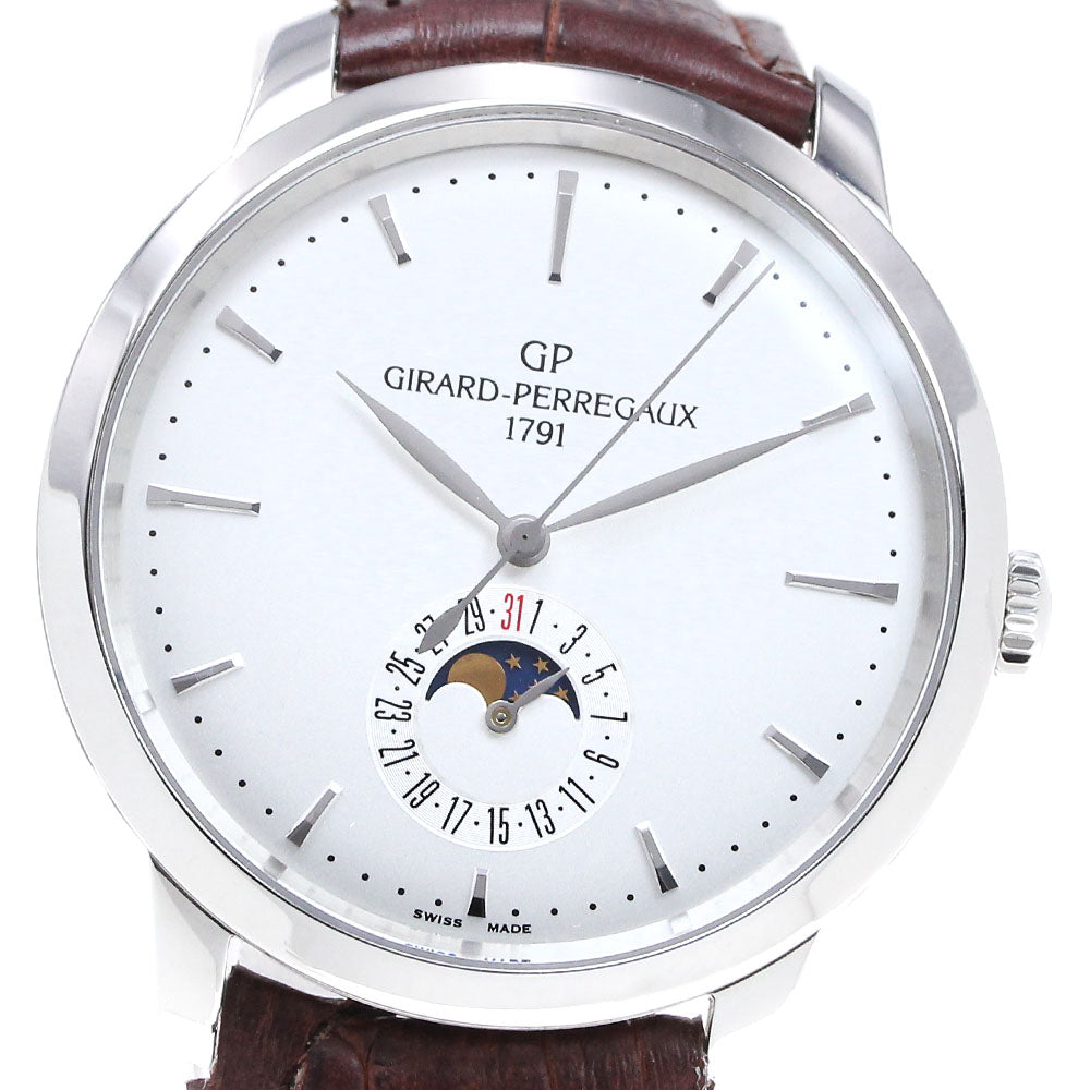 GIRARD PERREGAUX 1966 Date & Moon Phase 49545-11-131 Automatic Men's_826079