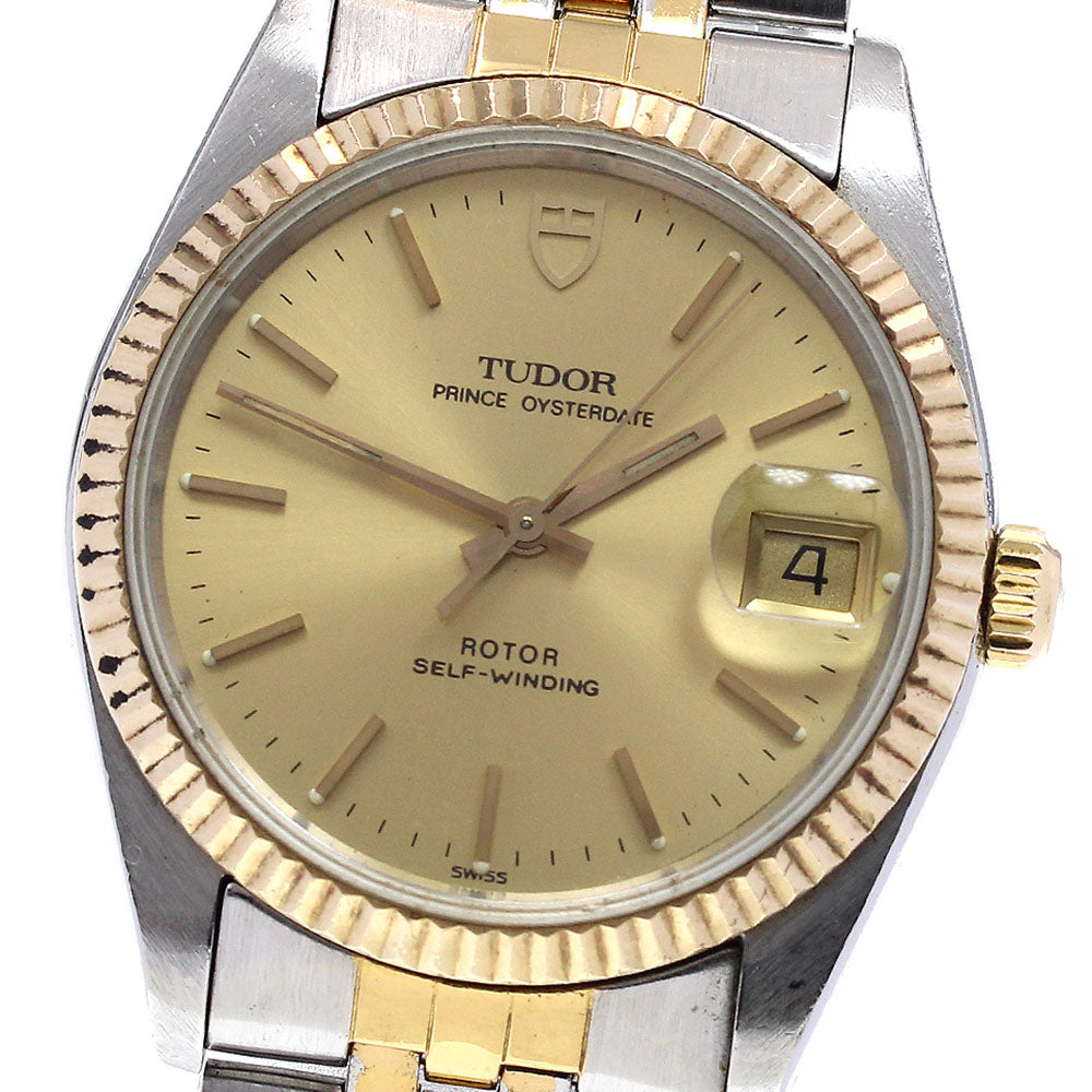 TUDOR Prince Oyster Date 74033 cal.2824-2 gold Dial Automatic Men's Watch_826103