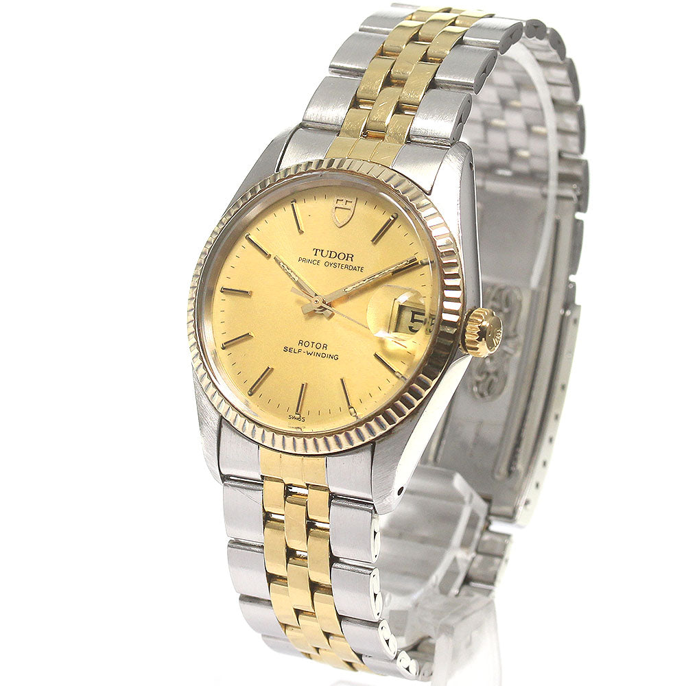 TUDOR Prince Oyster Date 75203 YG bezel cal.2824-2 Automatic Men's Watch_826104