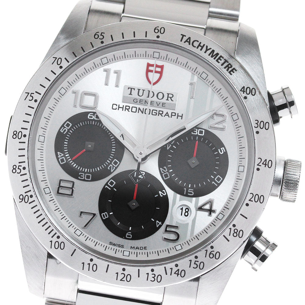 TUDOR Fast rider 42000 Chronograph Silver/Black Dial Automatic Men's_826116