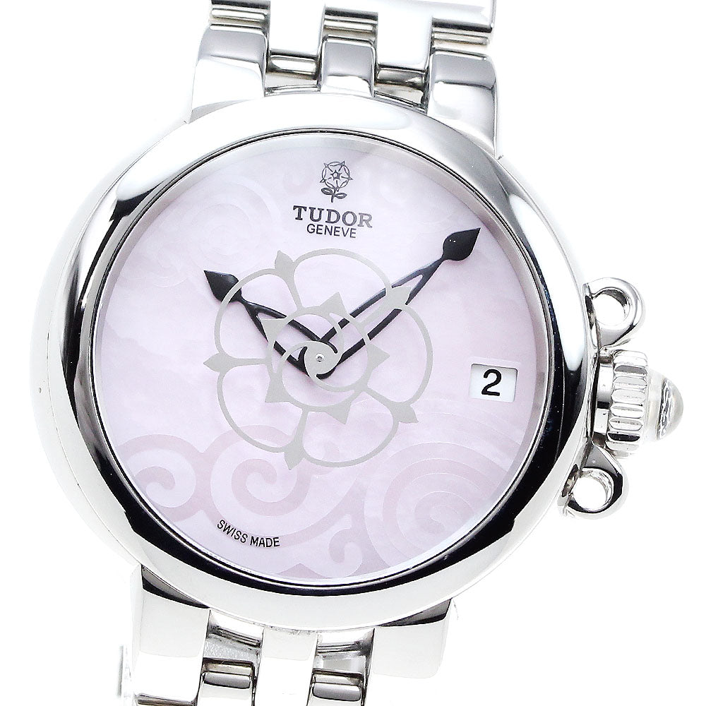 TUDOR Claire de Rose 35700 Date Pink shell Dial Automatic Ladies Watch_826148