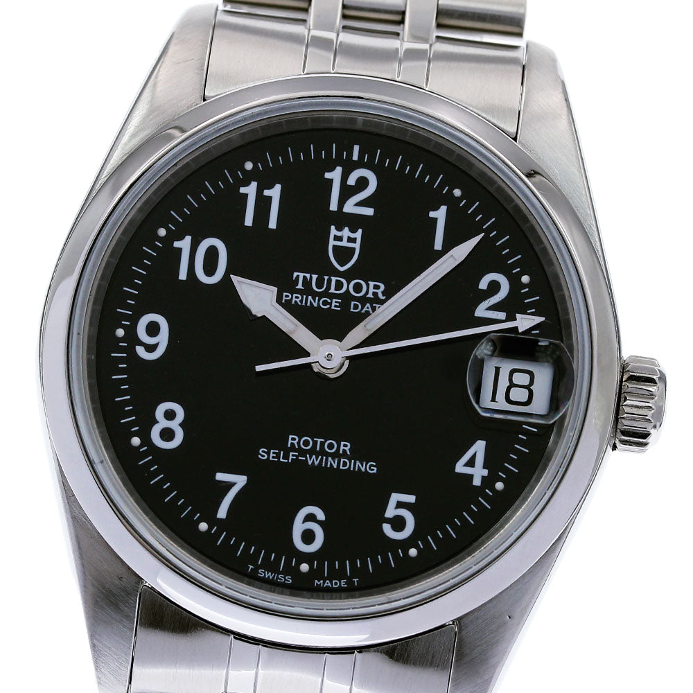 TUDOR Prince Date 72000 cal.2824-2 black Dial Automatic Boy's Watch_826155