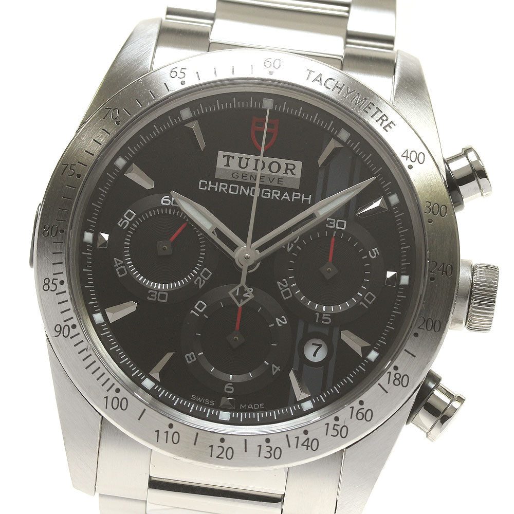 TUDOR Fast rider 42000 Chronograph Black Grey Dial Automatic Men's Watch_826170