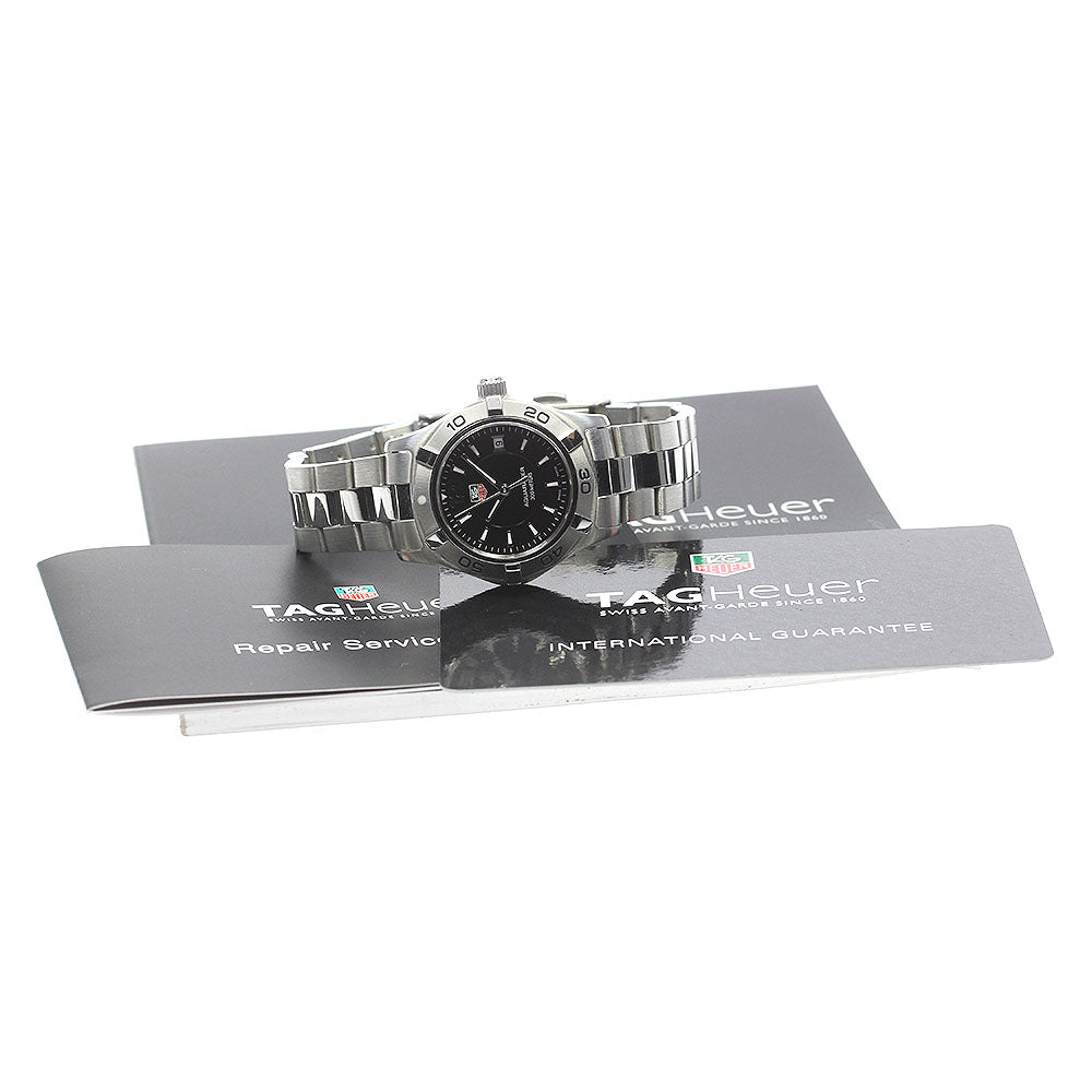 TAG HEUER Aqua racer WAF1410 Date black Dial Quartz Ladies Watch_826202