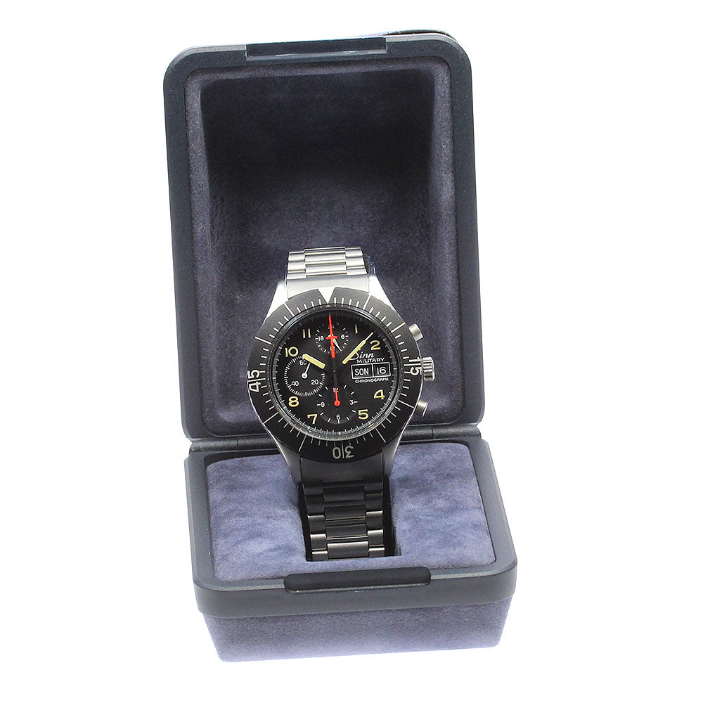 Sinn military pilot 156B Chronograph Day date Automatic Men's Watch_826223