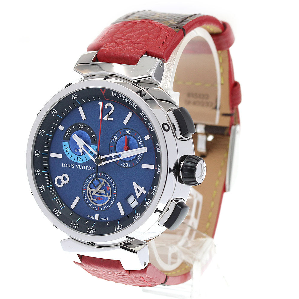 LOUIS VUITTON tambour outdoor QA153 Chronograph GMT Quartz Men's Watch_826230