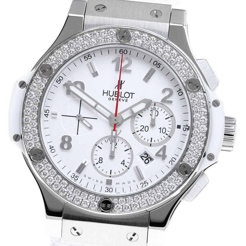 HUBLOT Big Bang Steel White 301.SE.230.RW.114 diamond bezel AT Men's_826251