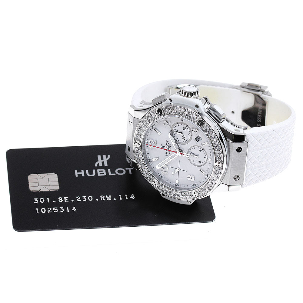 HUBLOT Big Bang Steel White 301.SE.230.RW.114 diamond bezel AT Men's_826251