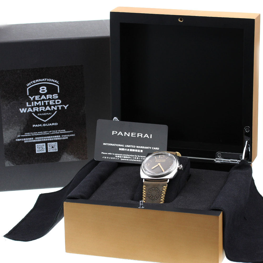 PANERAI Radiomir Irene PAM01243 Limited to 449 Brown Dial Hand Winding_826264