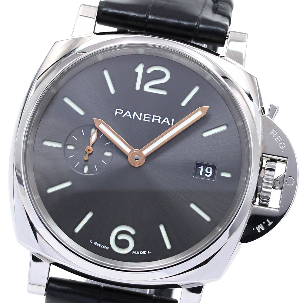 PANERAI Luminor Due PAM01250 Small Second Date gray Dial Automatic Men's Watch_826364