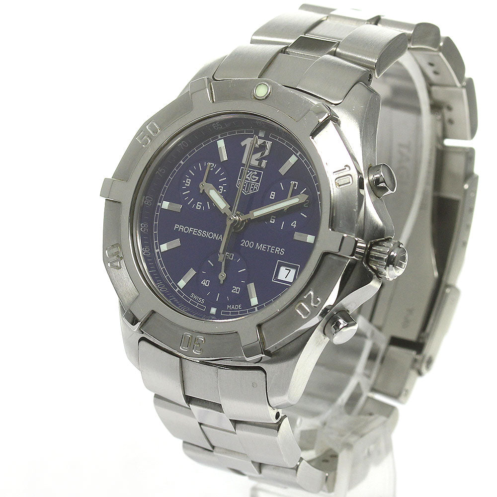 TAG HEUER Exclusive CN1112 Chronograph Date Blue Dial Quartz Men's Watch_826527