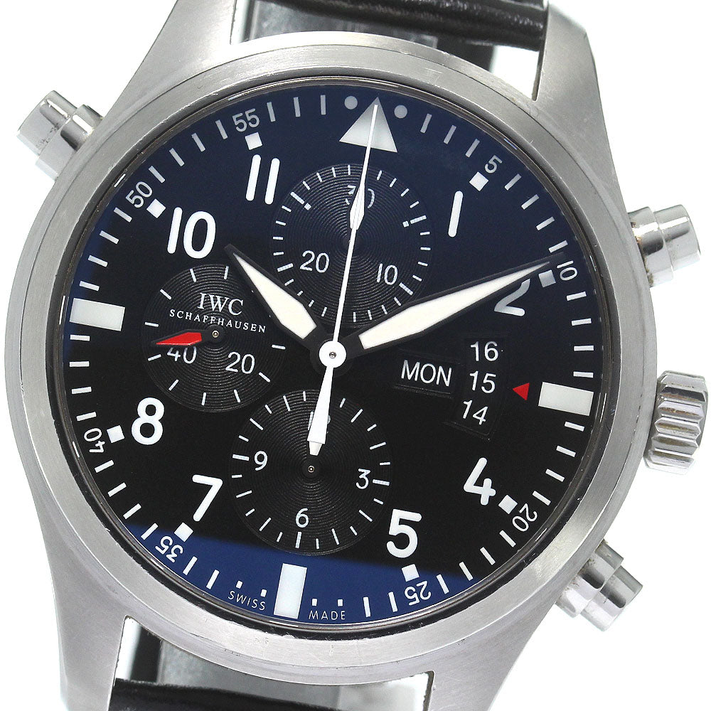 IWC Pilot watch IW377801 Double Chronograph Day-date Automatic Men's_826541