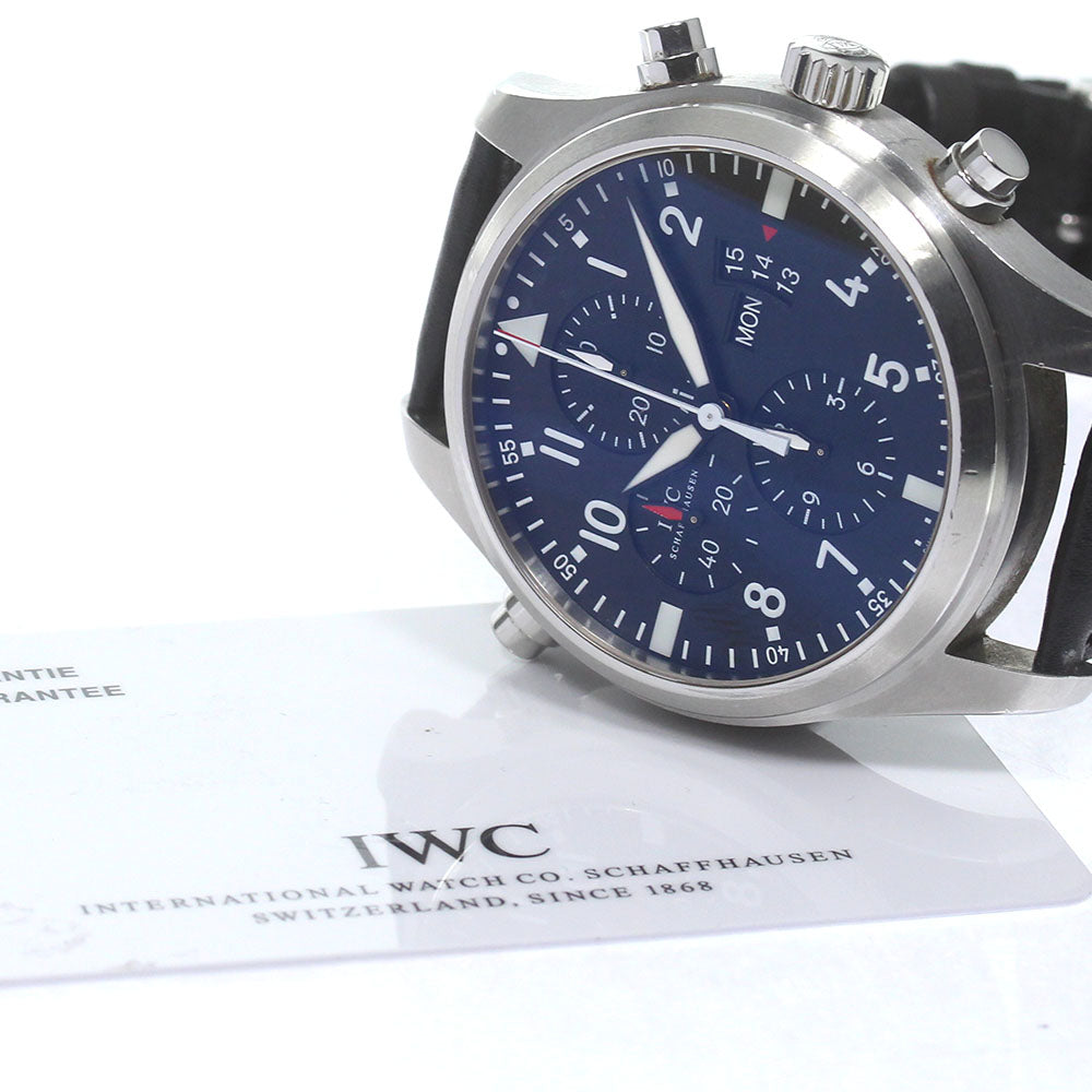 IWC Pilot watch IW377801 Double Chronograph Day-date Automatic Men's_826541