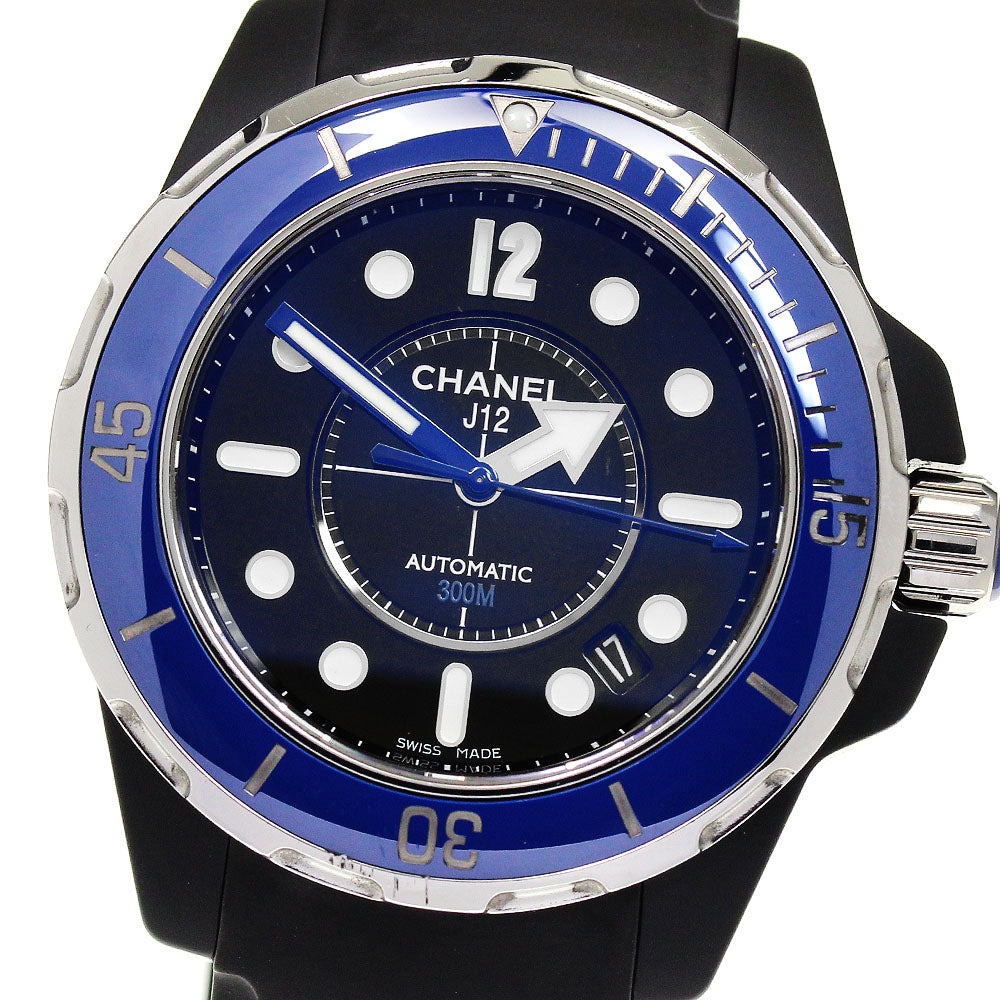 CHANEL J12 Marine 38 H2561 Black Dial Automatic Men's Watch_826581