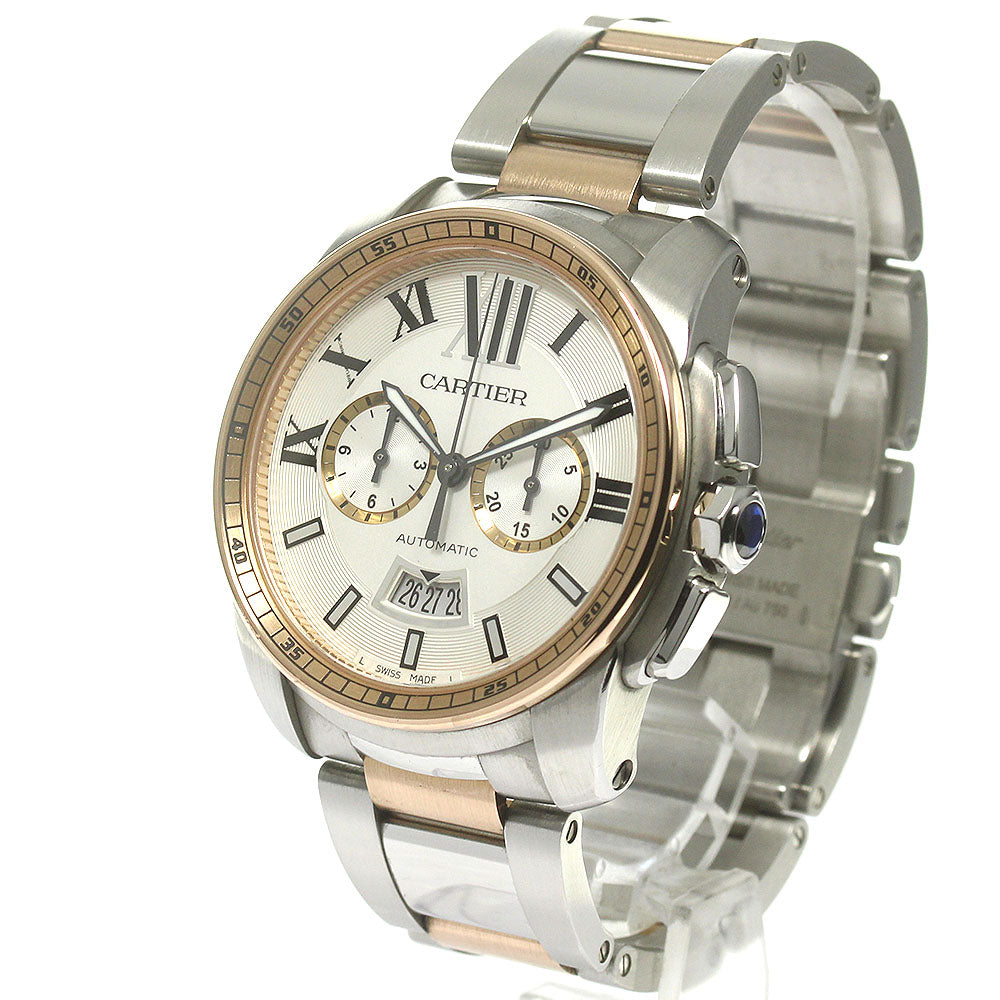 CARTIER Calibre de Cartier W7100042 Chronograph Date Automatic Men's _826591