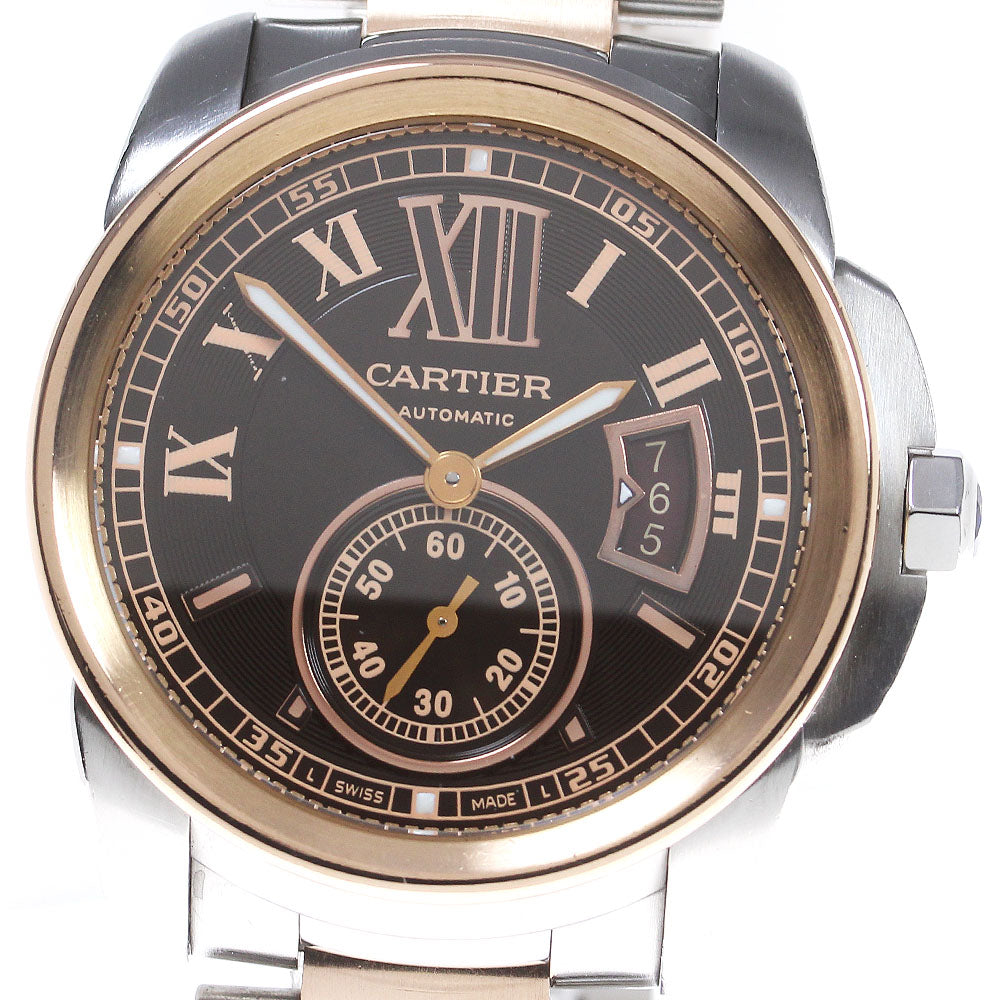 CARTIER Calibur de Cartier W7100050 Small seconds Automatic Men's Watch_826595