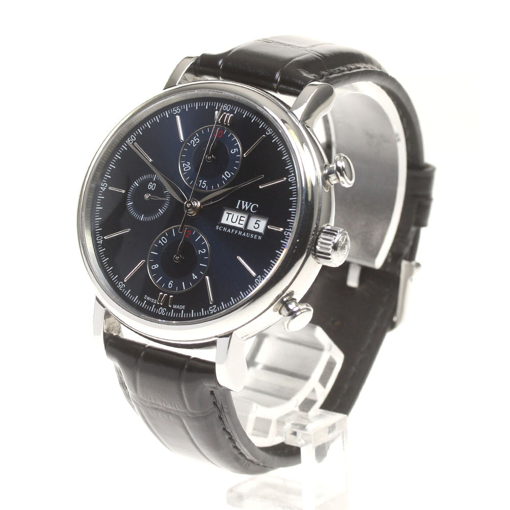 IWC SCHAFFHAUSEN Portofino Chronograph Laureus IW391019 Limited to 2500 pieces worldwide Navy Dial Automatic Men's Watch_826596