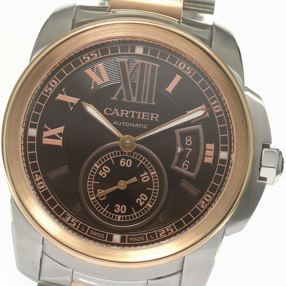 CARTIER Calibur de Cartier W7100050 Small seconds Automatic Men's Watch_826606