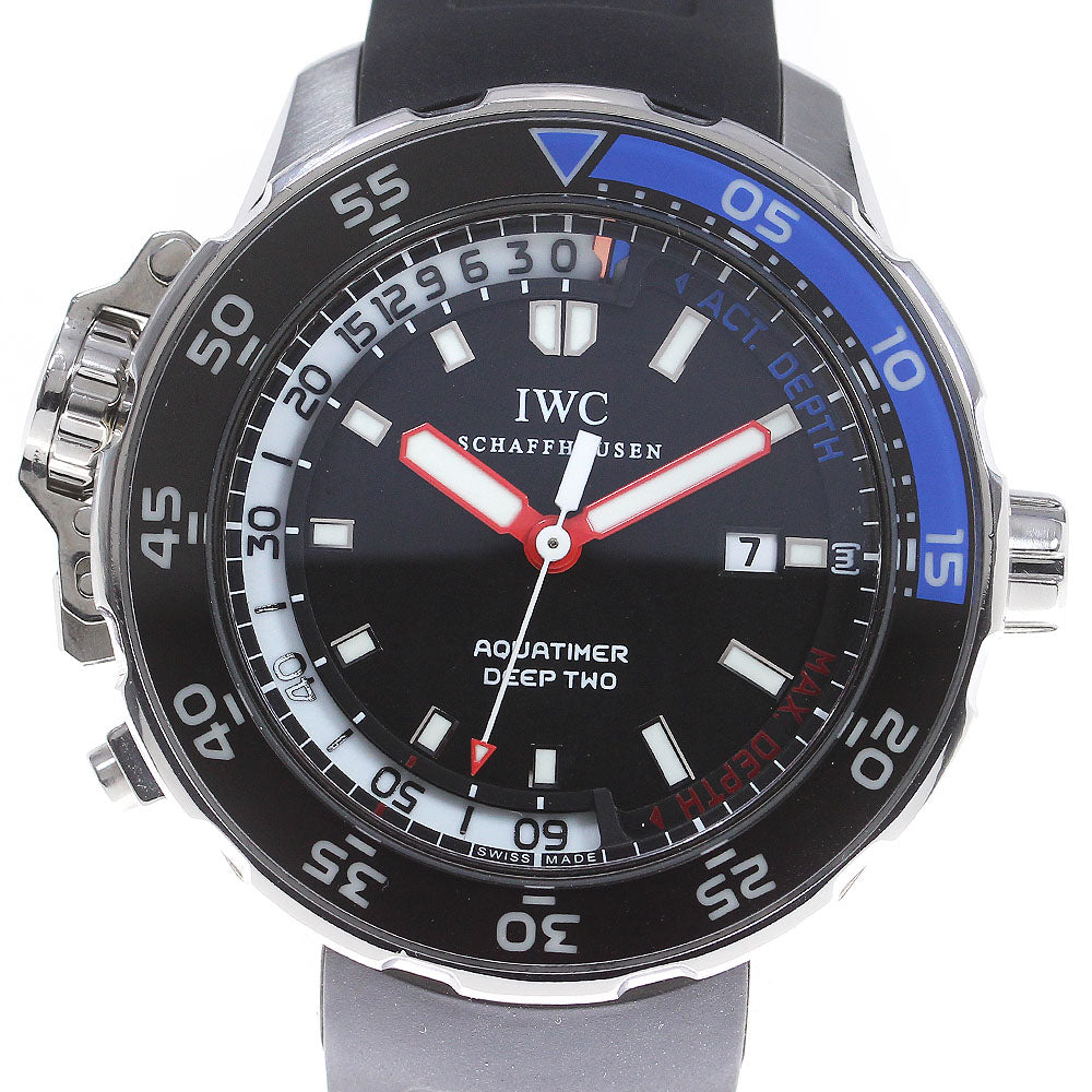 IWC SCHAFFHAUSEN Aquatimer Deep Two IW354702 Date Automatic Men's Watch_826618