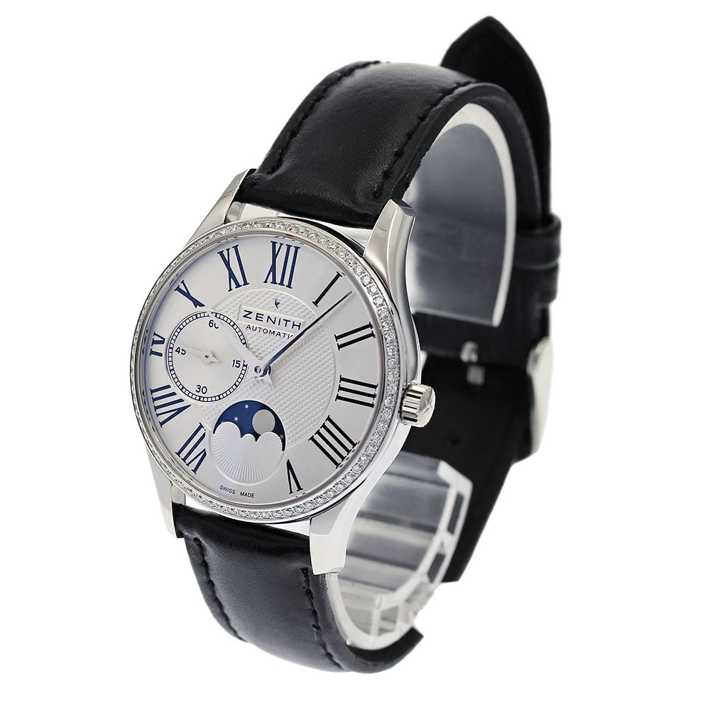 ZENITH Class Elite Ultra Thin 16.2310.692 Moon phase diamond bezel AT _826636