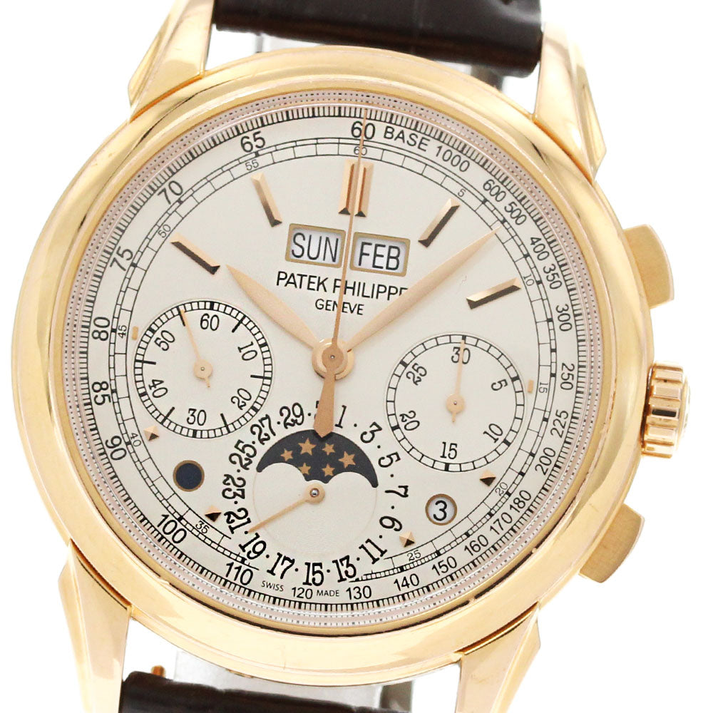 PATEK PHILIPPE Grand complication 5270R-001 K18PG Perpetual calendar Silver Dial Hand Winding Men's Watch_826693