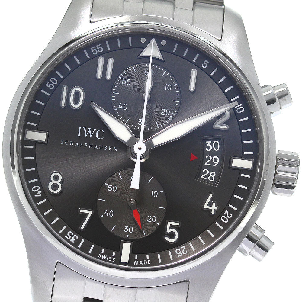 IWC SCHAFFHAUSEN Pilot watch spitfire IW387804 Chronograph AT Men's_826743