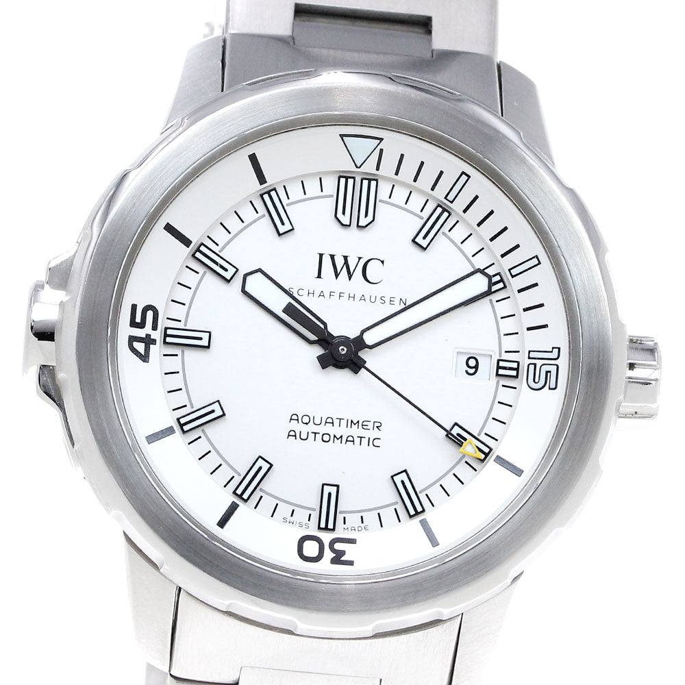 IWC SCHAFFHAUSEN Aqua timer IW329004 Silver Dial Automatic Men's Watch_826750