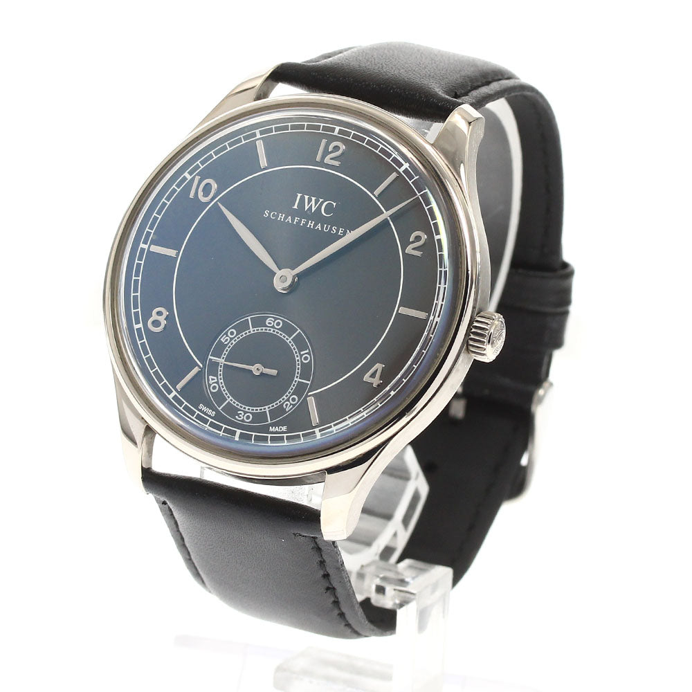 IWC SCHAFFHAUSEN Portugese IW544504 K18WG Small Second Hand Winding Men's_826764