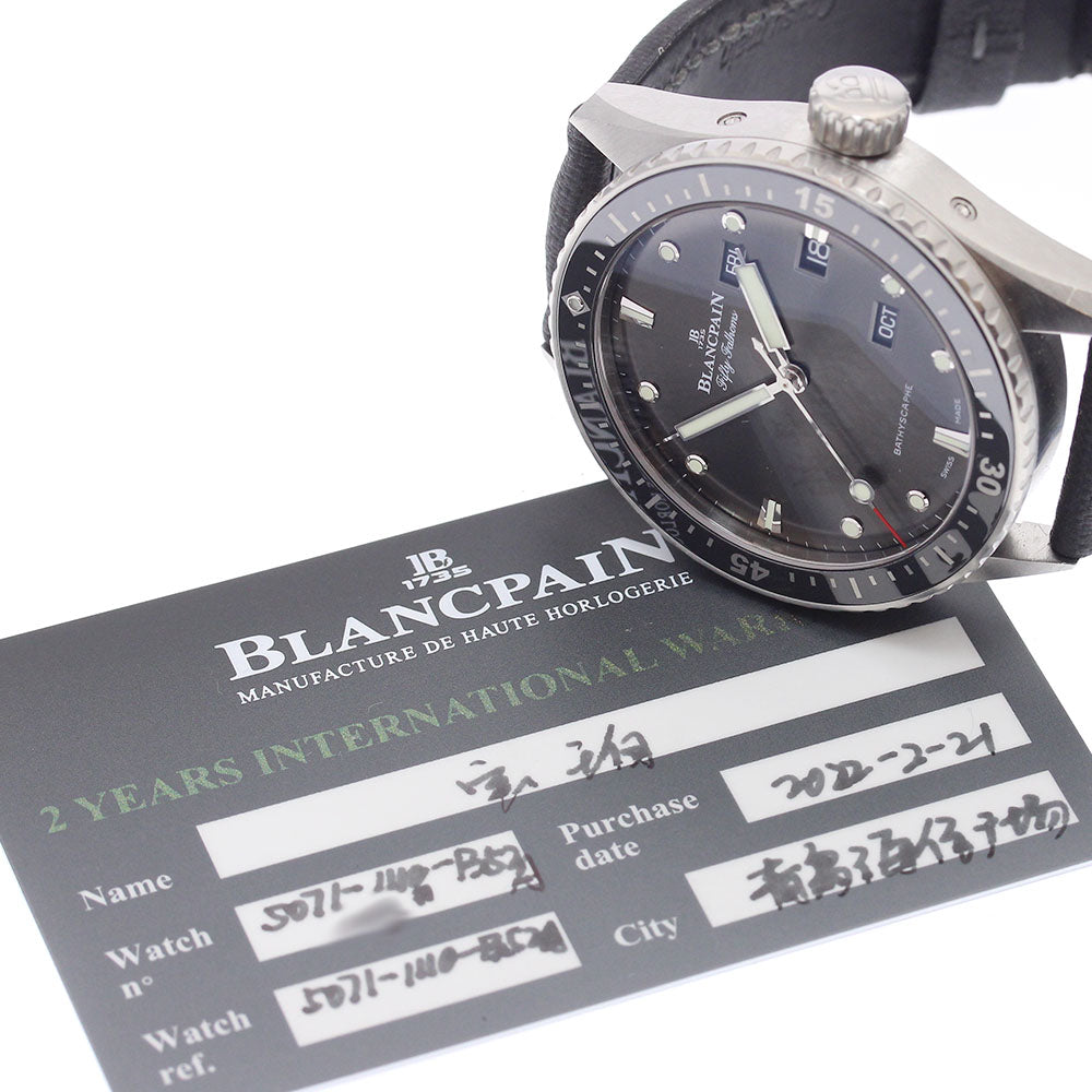 Blancpain Fifty Fathoms Bathyscaphe Annual Calendar 5071-1110-B52A Men's_826772