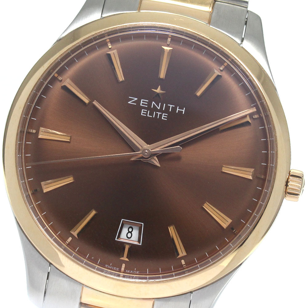 ZENITH Captain Central Second 51.2020.670 Date bronze Dial AT Men's Watch_826774
