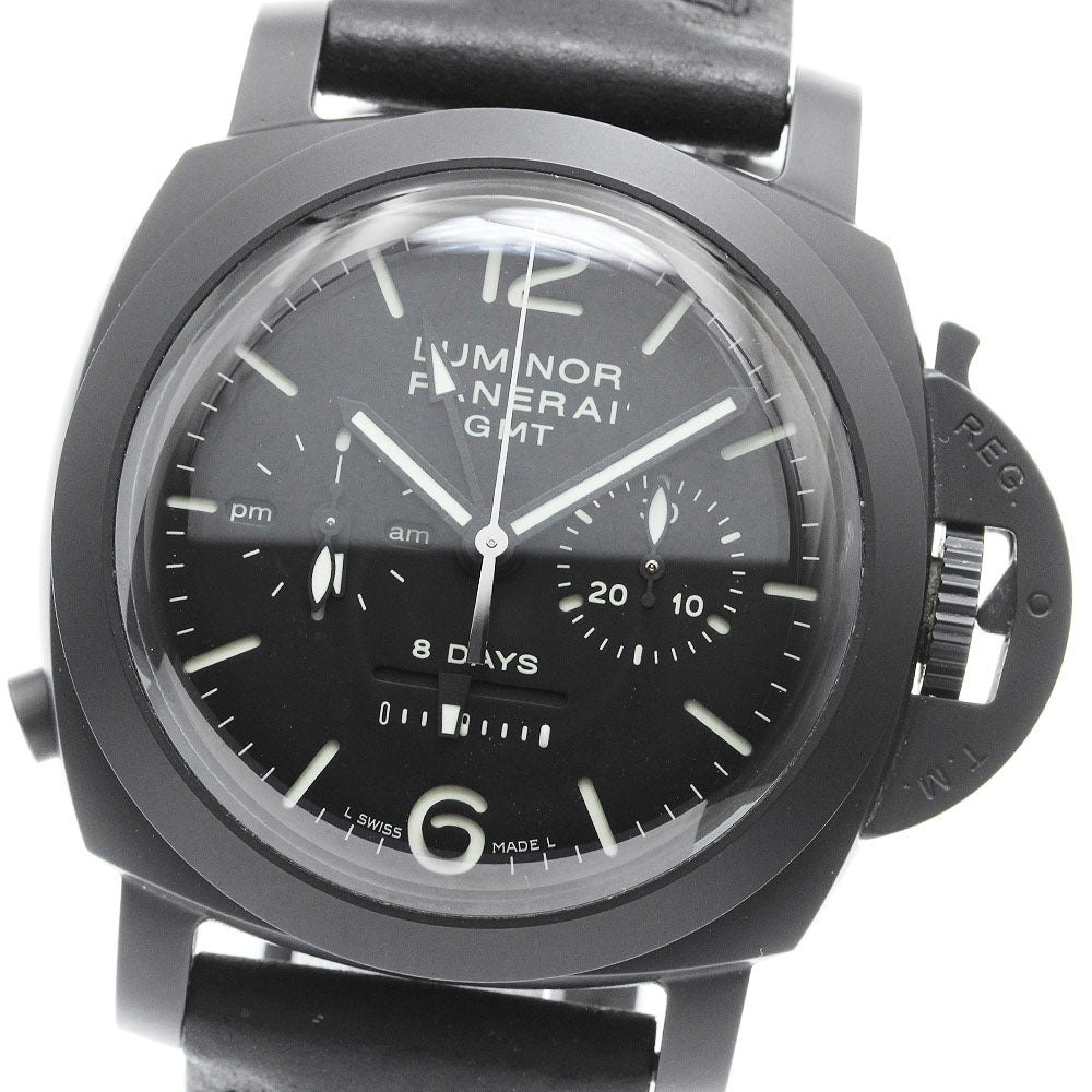 PANERAI Luminor Chrono Monopulsante 8 Days PAM00317 GMT Men's Watch_826802