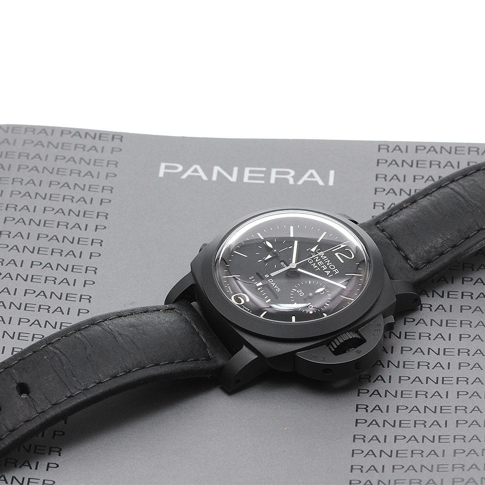PANERAI Luminor Chrono Monopulsante 8 Days PAM00317 GMT Men's Watch_826802