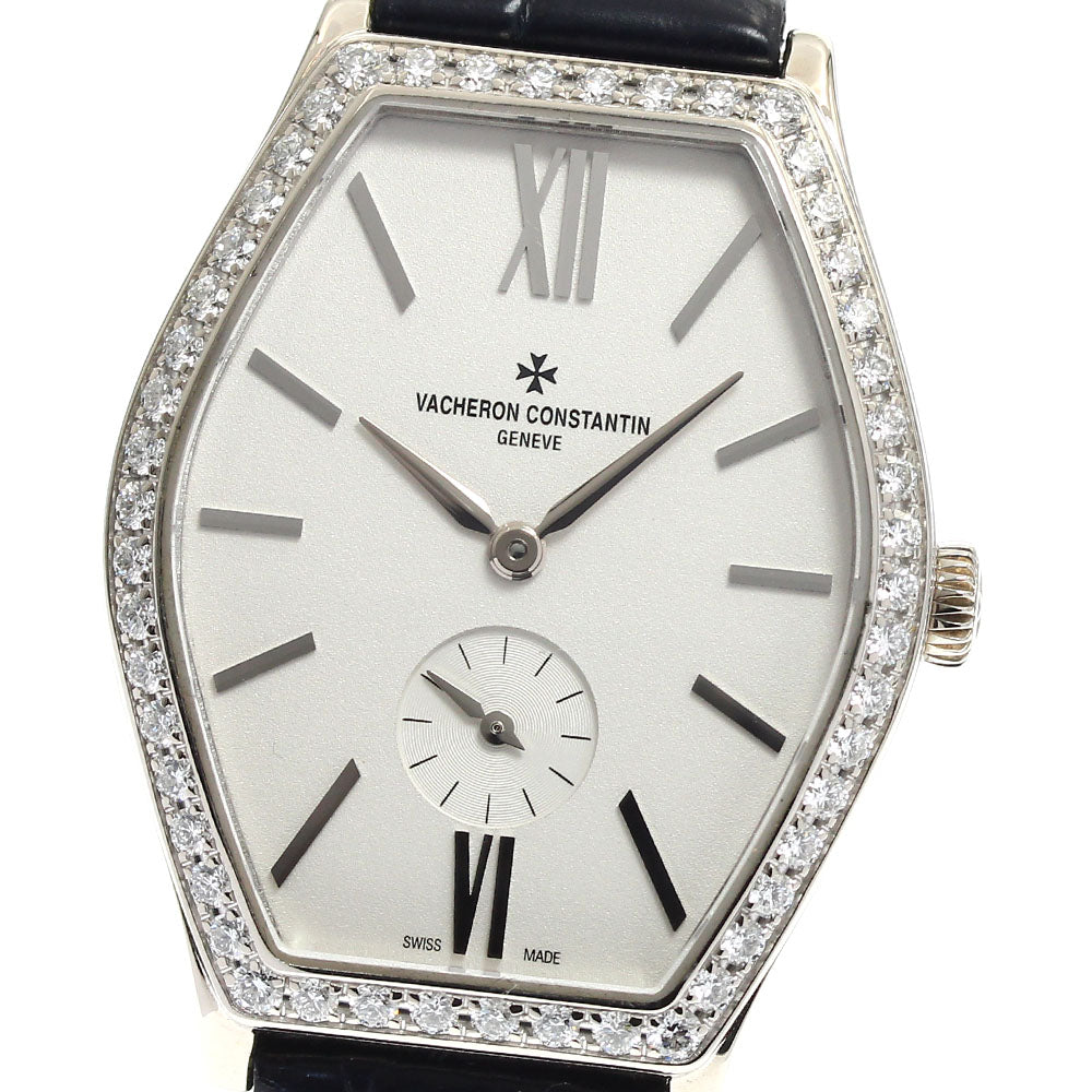 VACHERON CONSTANTIN Marte 81515/000G-9891 K18WG diamond bezel Silver Dial Hand Winding Boy's Watch_826809
