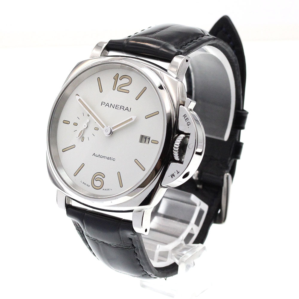 OFFICINE PANERAI Luminor Due 42 PAM01046 Small Second Date white Dial Automatic Men's Watch_826816
