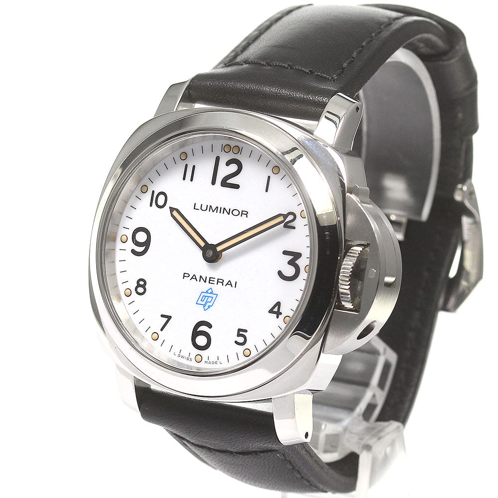 PANERAI Base Logo Acciaio PAM00630 White Dial Hand Winding Men's Watch_826827