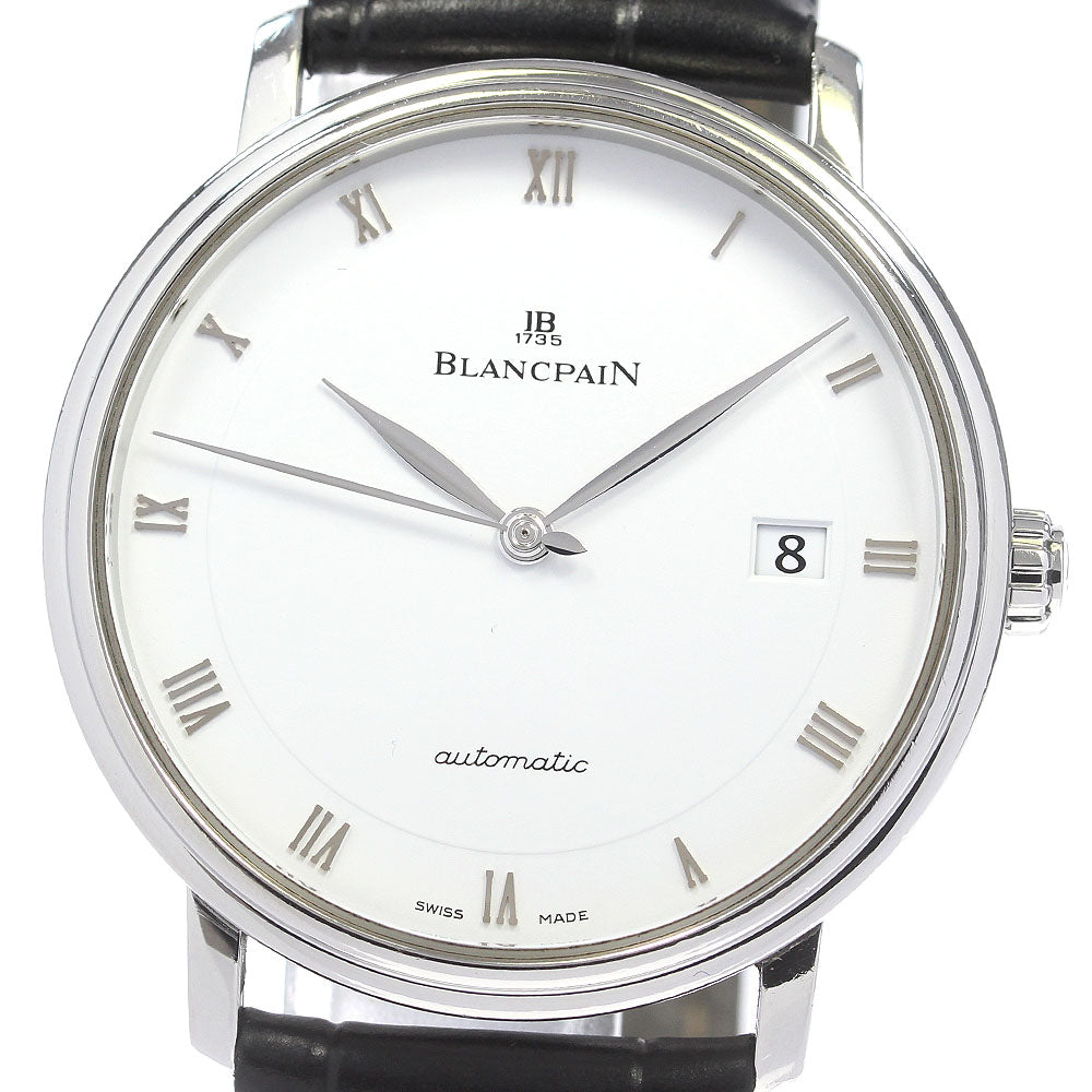 Blancpain Villeret Ultra Slim Ref.6223 Date white Dial Automatic Men's Watch_826839