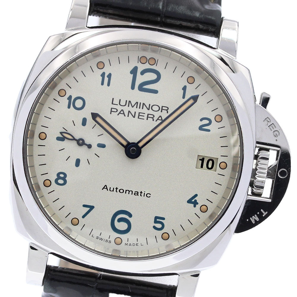 PANERAI Luminor Due 3 Days Acciaio PAM00903 Silver Dial Automatic Men's Watch_826848