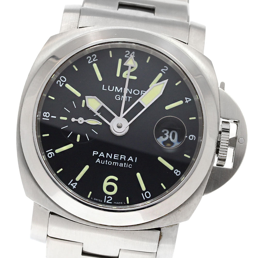 PANERAI Luminor PAM00297 GMT Date Small Second black Dial Automatic Men's_826870