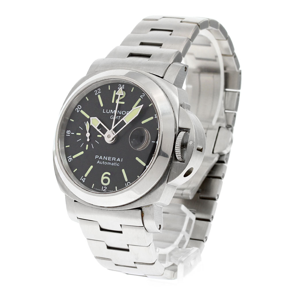 PANERAI Luminor PAM00297 GMT Date Small Second black Dial Automatic Men's_826870