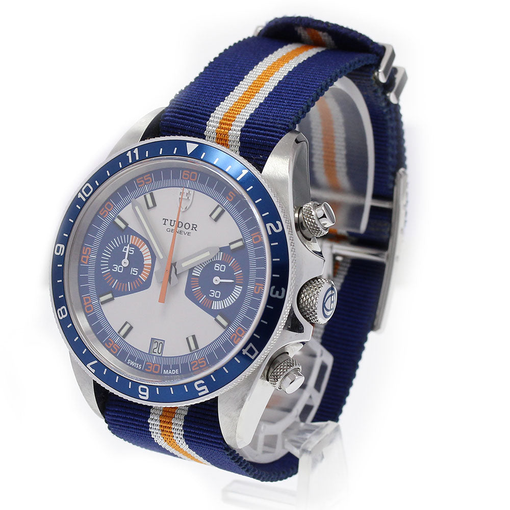 TUDOR Heritage Chrono 70330 Blue Gray Dial Automatic Men's Watch_826872