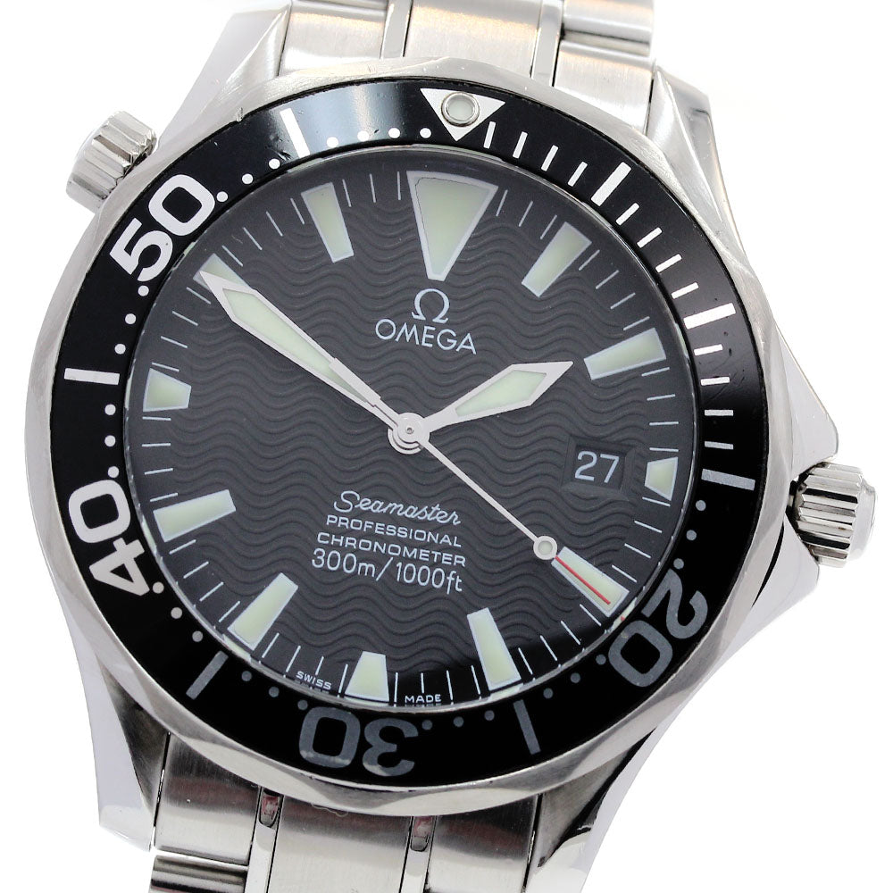 OMEGA Seamaster300 2254.50 Date black Dial Automatic Men's Watch_826958