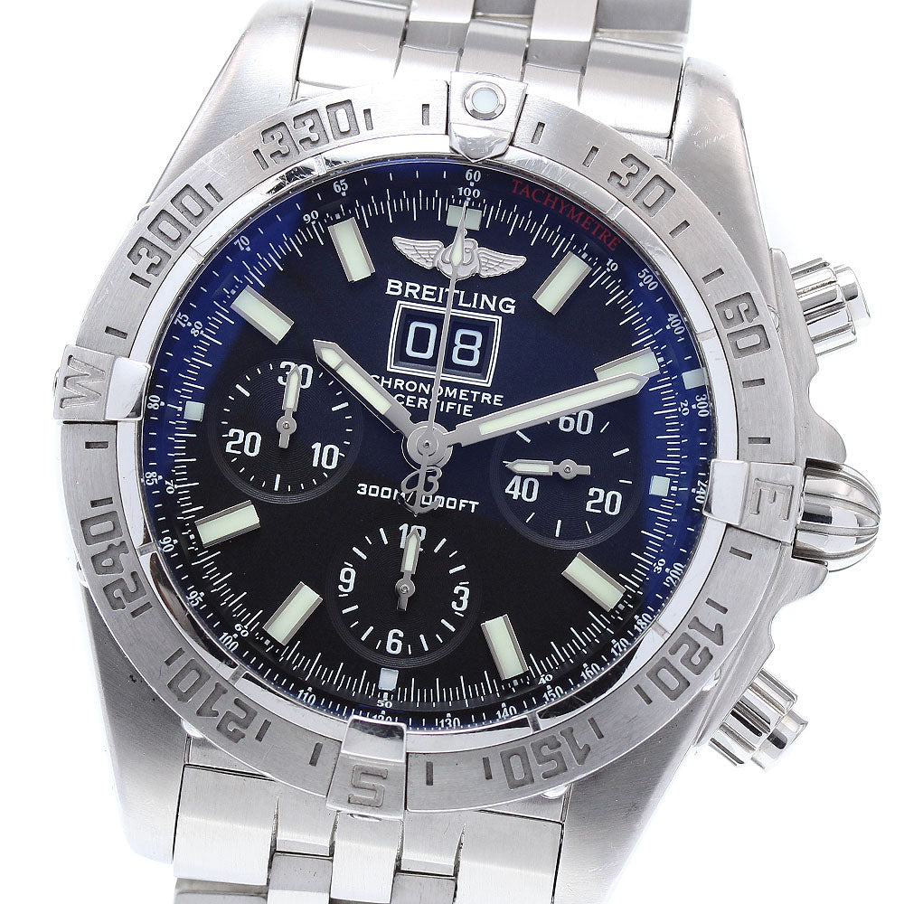 BREITLING Blackbird A44359 Chronograph Black Dial Automatic Men's Watch_826967
