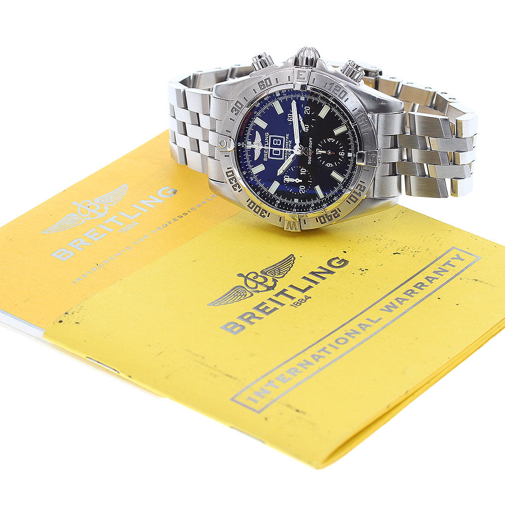 BREITLING Blackbird A44359 Chronograph Black Dial Automatic Men's Watch_826967