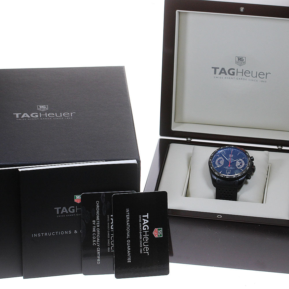 TAG HEUER Grand Carrera Caliber 17 CAV518B Chronograph black Dial Automatic Men's Watch_826995