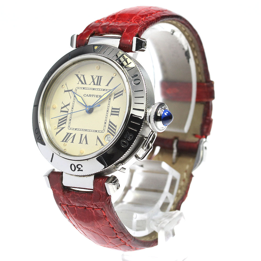CARTIER Pasha C W3100255 Date beige Dial Automatic Men's Watch_827083