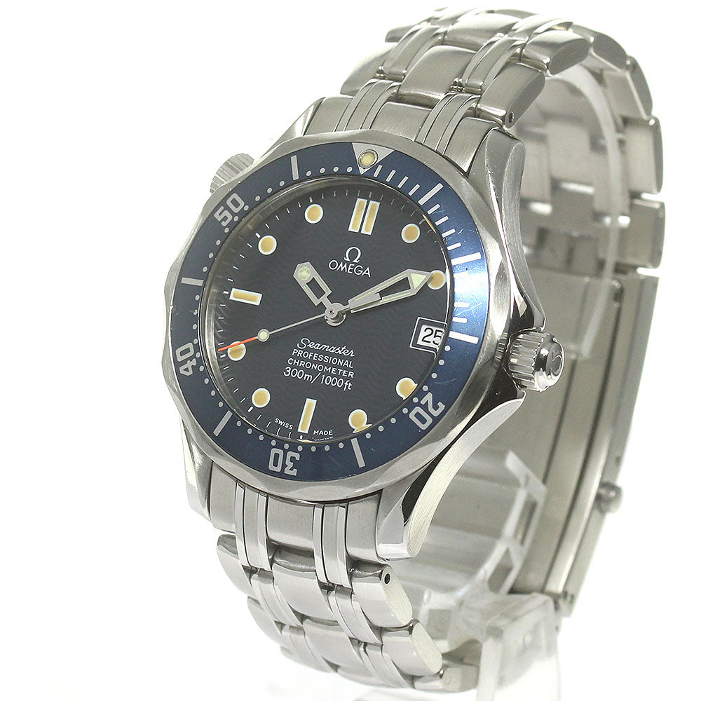 OMEGA Seamaster 300 2551.80 Date Navy Dial Automatic Boy's Watch_827103